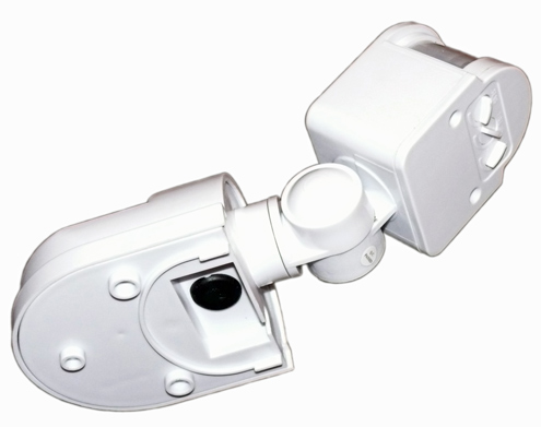 Bewegungsmelder 12 Volt DC weiss R�ckseite