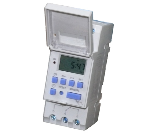 Solarzeitschaltuhr 12 Volt 16 Ampere f�r Elektroanlagen Solaranlagen